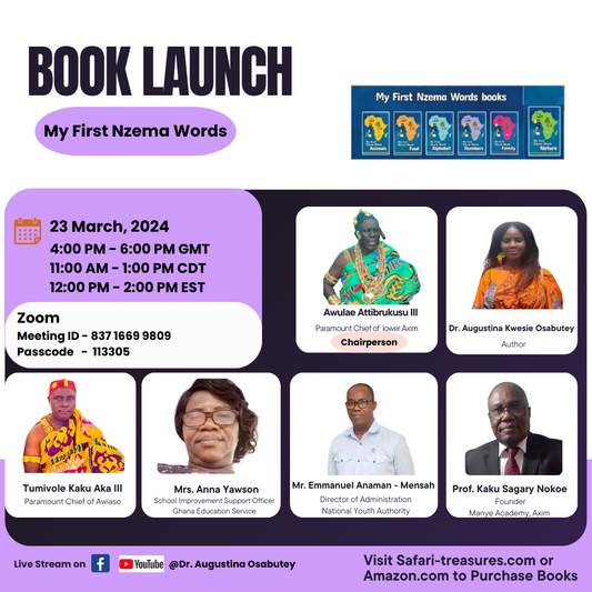 Book Launch - My first Nzema Words - Series