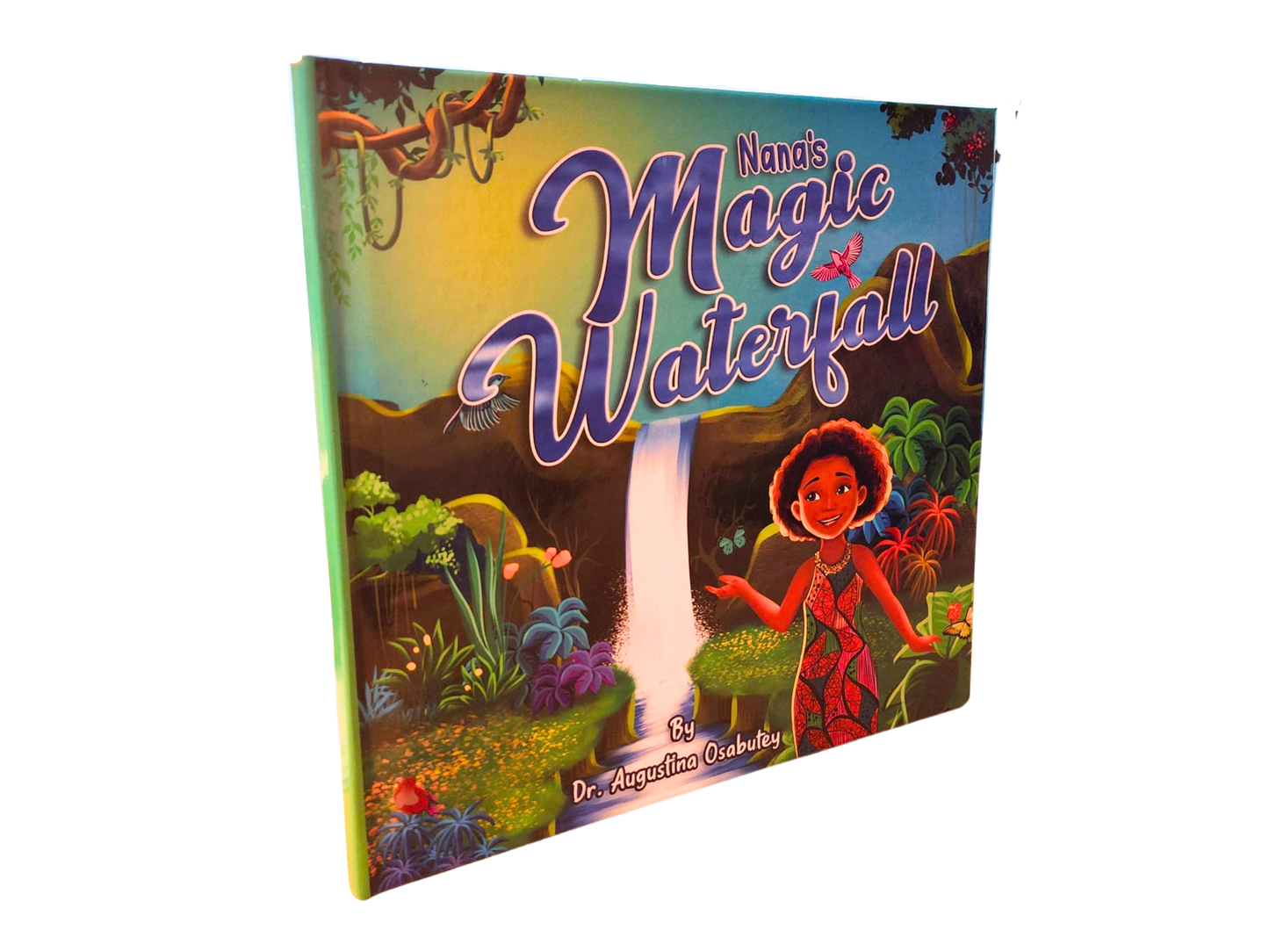 Nana's Magic Waterfall -Hardcover, Children's Story Book, Ages 0 to 12, Teamwork, Clean water, Environmental Sustainability, Children's Book, Activity Section