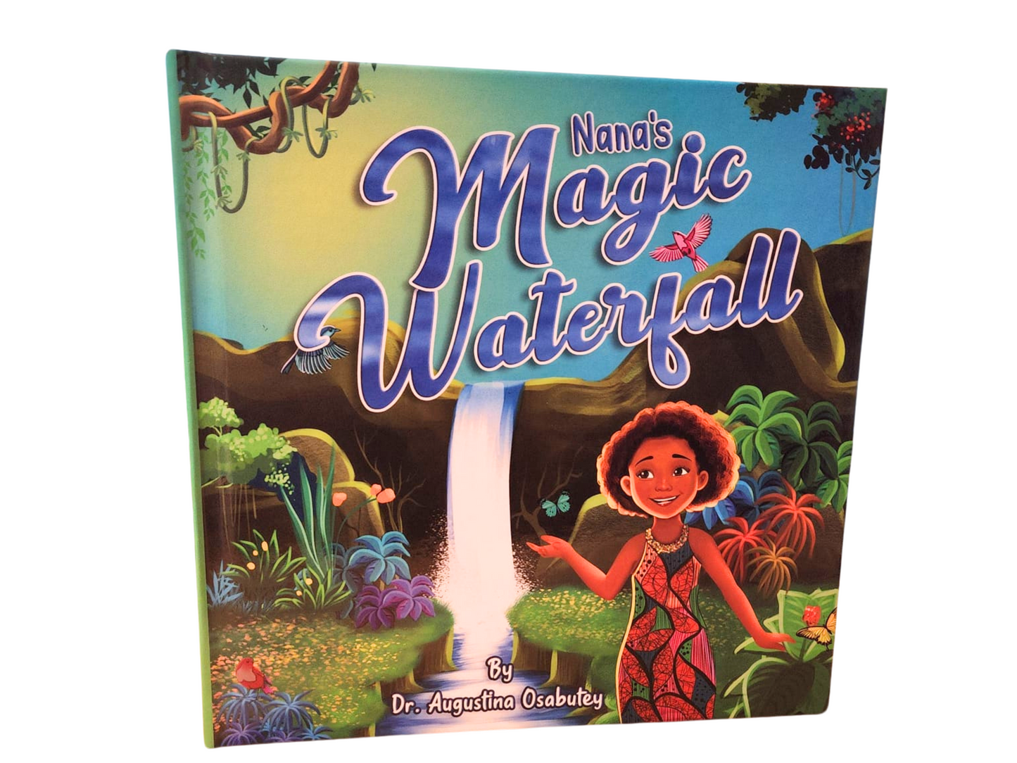 Nana's Magic Waterfall -Hardcover, Children's Story Book, Ages 0 to 12, Teamwork, Clean water, Environmental Sustainability, Children's Book, Activity Section