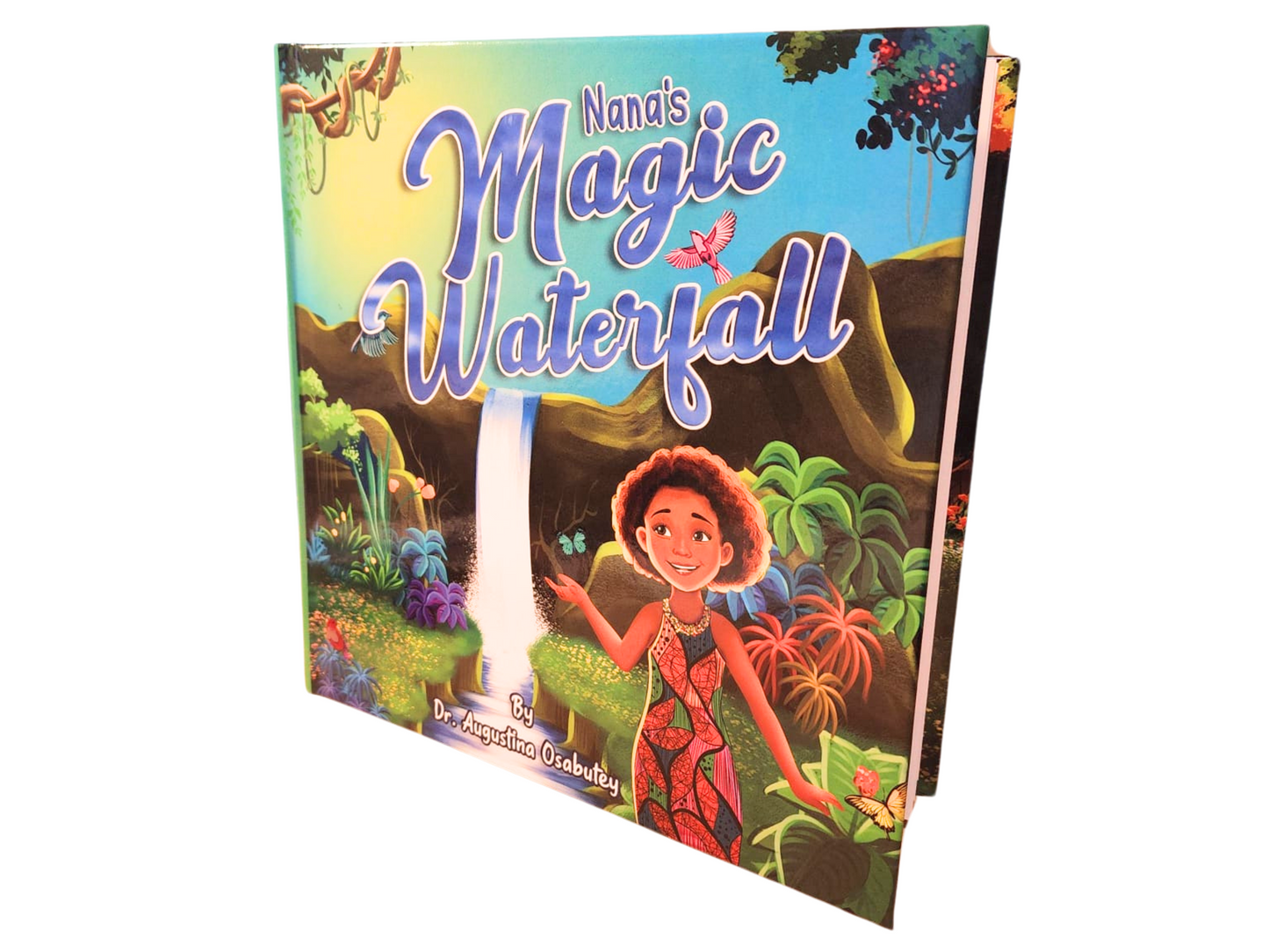 Nana's Magic Waterfall -Hardcover, Children's Story Book, Ages 0 to 12, Teamwork, Clean water, Environmental Sustainability, Children's Book, Activity Section