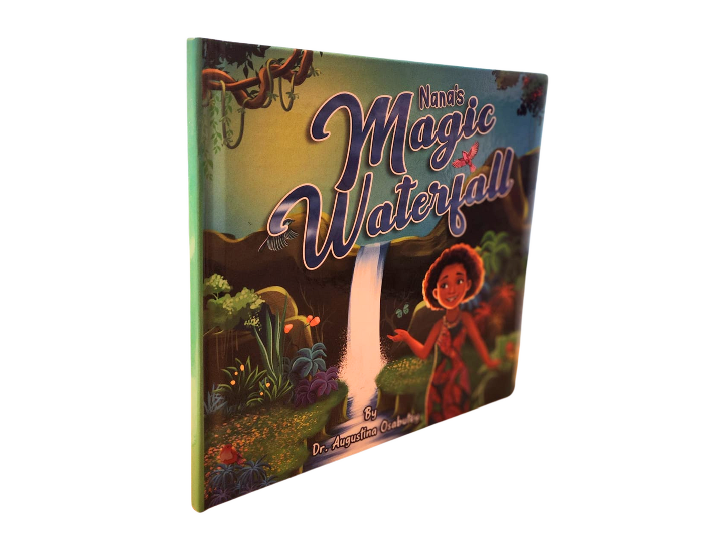 Nana's Magic Waterfall -Hardcover, Children's Story Book, Ages 0 to 12, Teamwork, Clean water, Environmental Sustainability, Children's Book, Activity Section