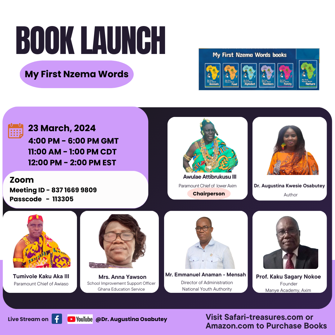 Book Launch - My first Nzema Words - Series
