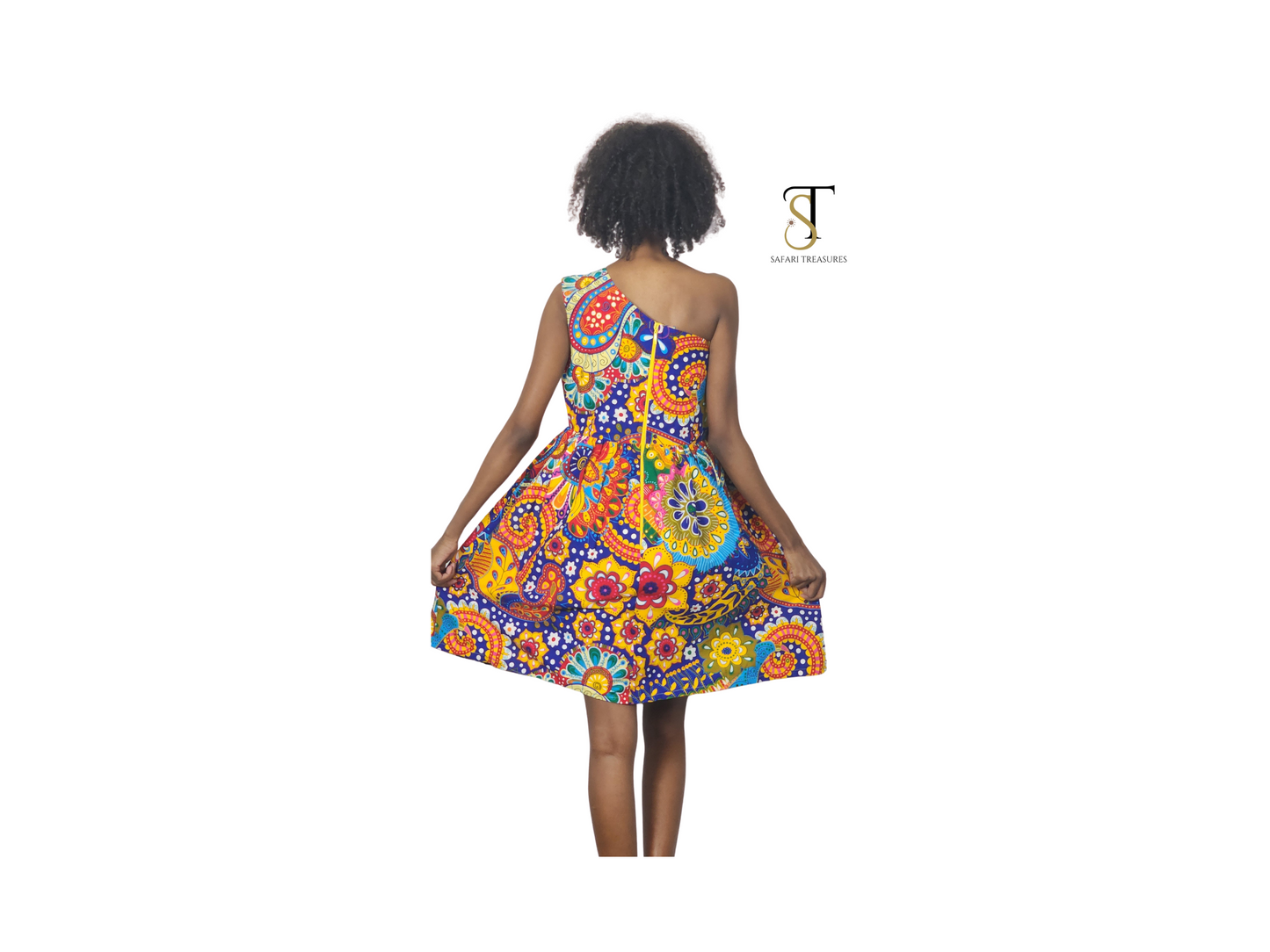 Efe Women's African Print Dress, African Wear, Ankara Dress, Women African Print