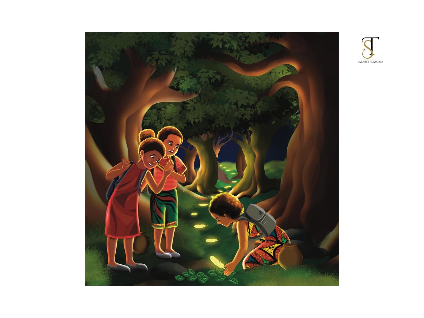 Nana's Magic Waterfall - Paper back, Children's Story Book, Ages 0 to 12, Teamwork, Clean water, Environmental Sustainability, Children's Book
