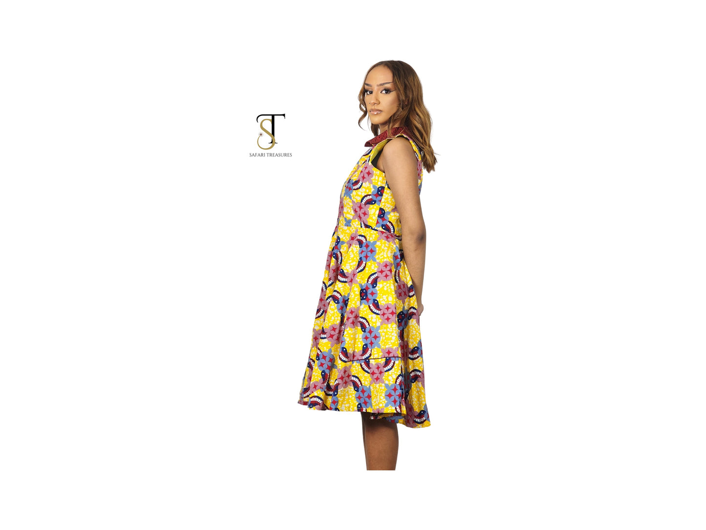 Adjoa Women's African Print Dress