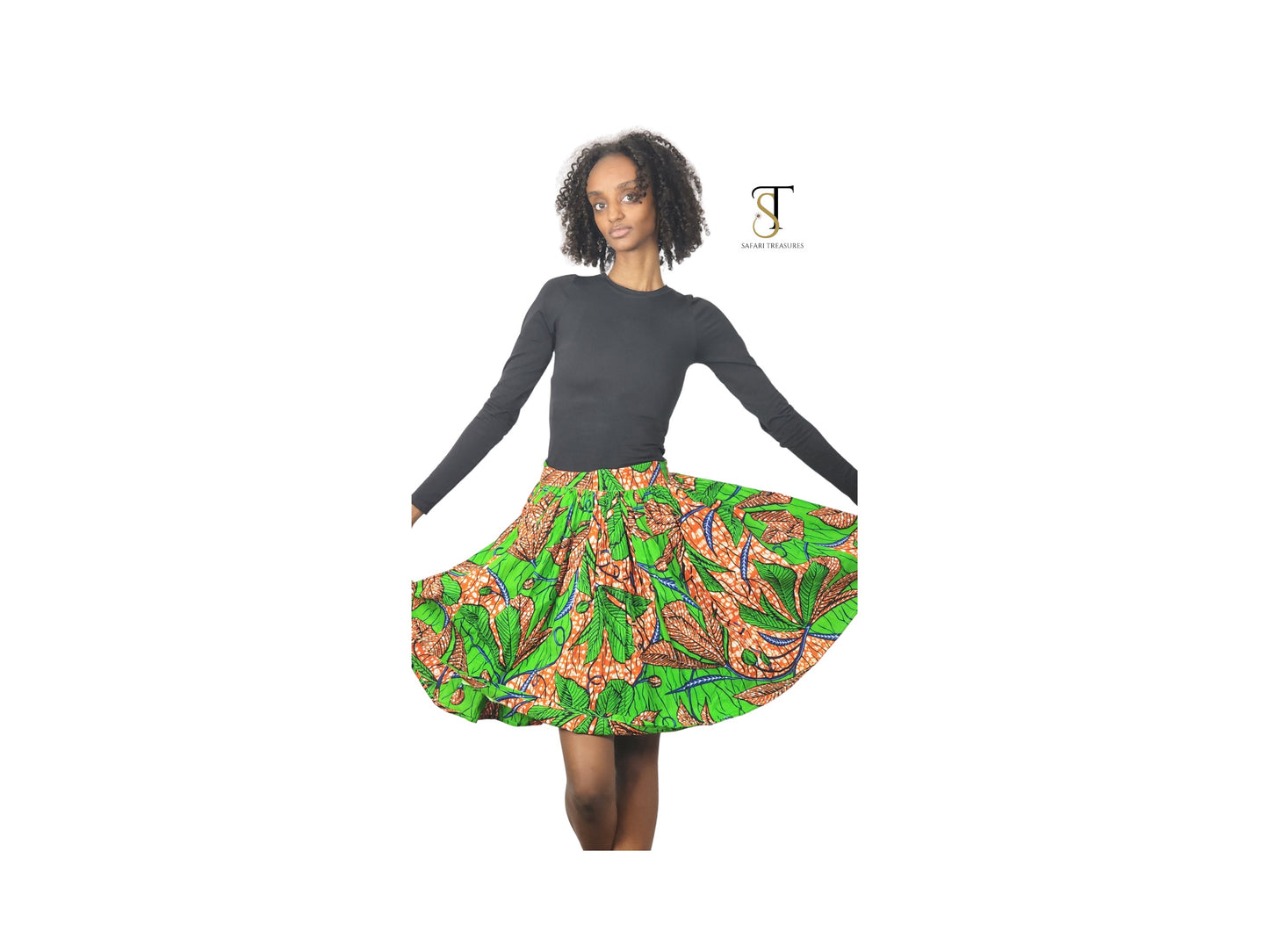 Kojoba Women's African Print Skirt