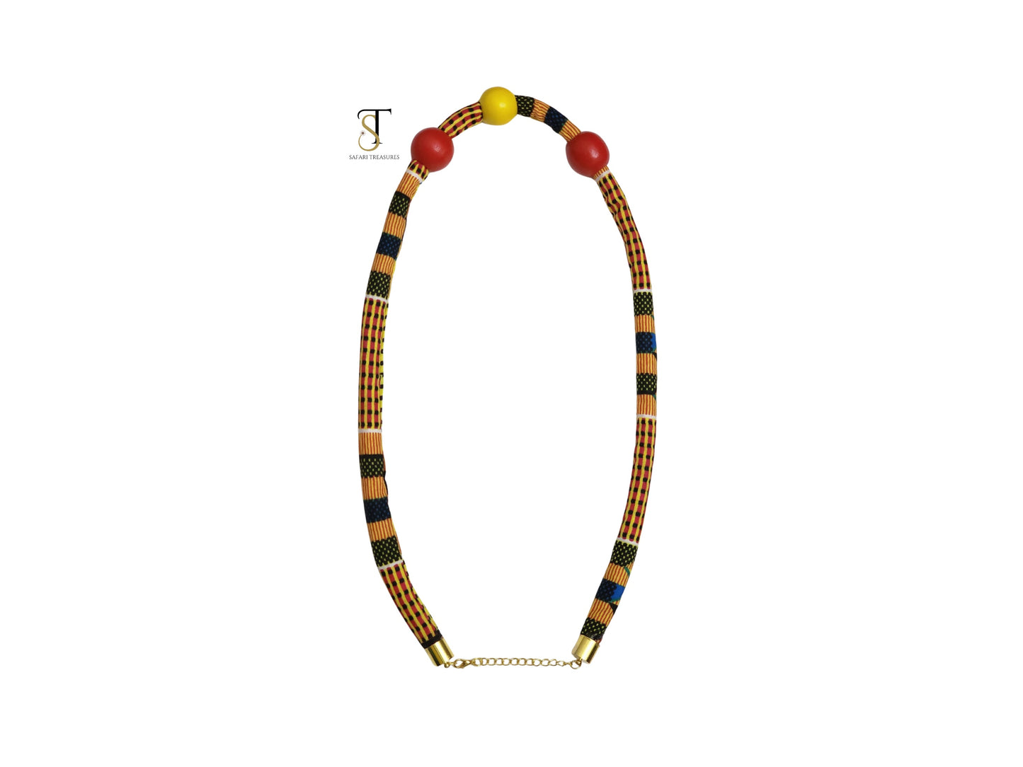 Della African Print Necklace