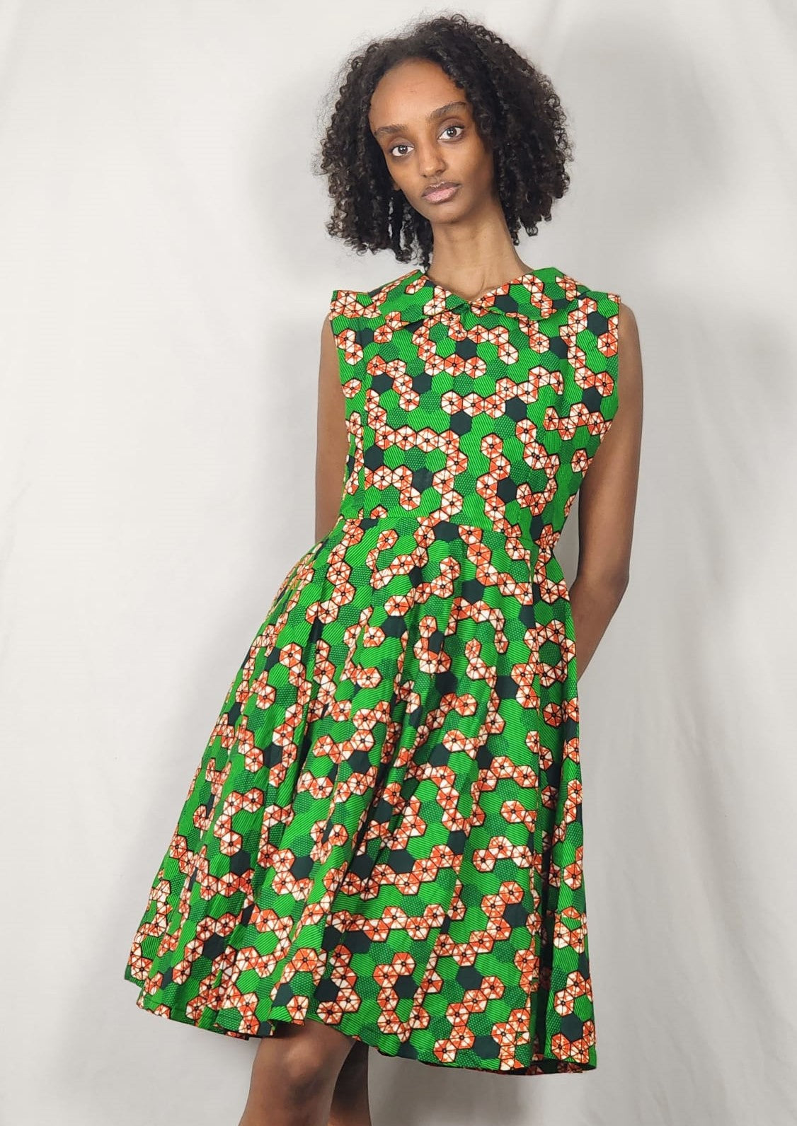 Adjoa Women's African Print Dress