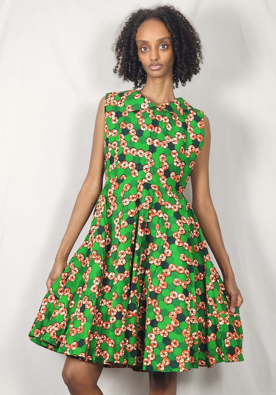 Adjoa Women's African Print Dress